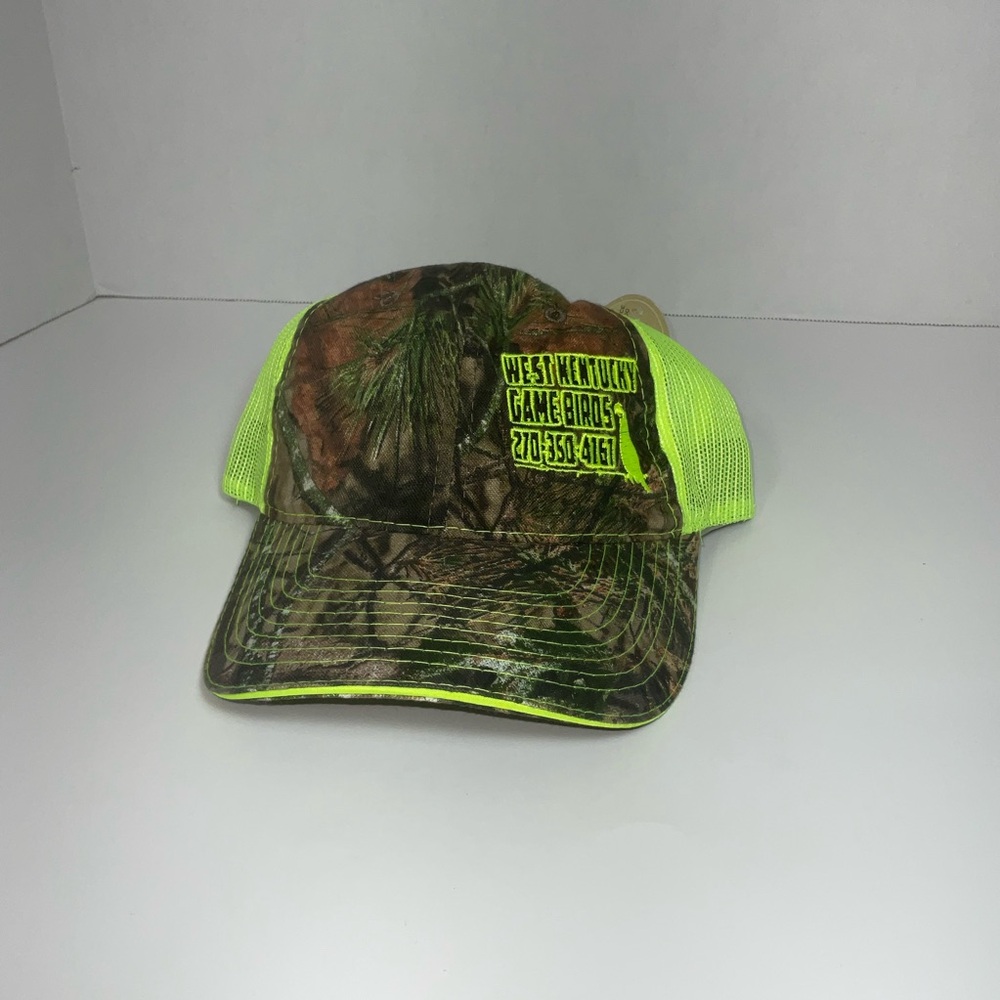 West Kentucky Game Bird Hunters Cap Mesh StrapBack Hat Camouflage New W/ Tag
